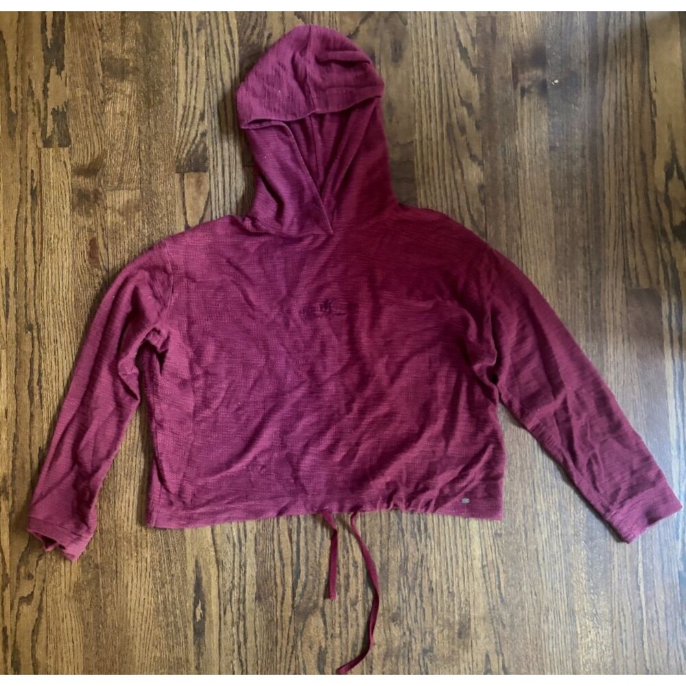 Pacific Republic Pull & Bear Cropped Drawstring Hoodie Size Large